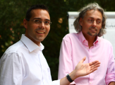 Die Trainer Marc Weitzmann und Bernhard Patter